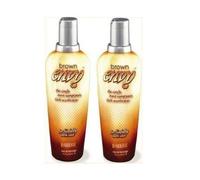 2 X SYNERGY TAN BROWN ENVY 230M SUNBED CREAM LOTION TAN