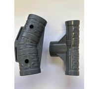 2 x T Connector For Bestway Steel Pro MAX 12ft Round Pool Spare Part Grey