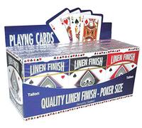 2 X Tallon Games Linen Finish Poker Size Playing Card