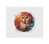 2 x 'Tawny Owl' Microfibre Lens/Glasses Cleaning Cloths (LC00027663)