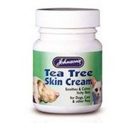2 X Tea Tree Dog Skin Cream (Antiseptic) 50g - Johnsons (P)(A021)