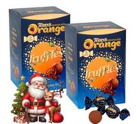 2 x Teerry's Milk Chocolate Orange Truffles with Creamy Filling & Crisped Rice 200g | Delicious Treat Gift Hamper for this Christmas