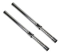 2 X Telescopic Tube 35mm Vacuum Pipe Universal Suction Extendible 510-830 MM
