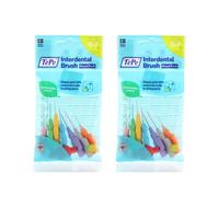 2 x TEPE INTERDENTAL BRUSH MIXED PACK 8 PIECES SIZE 0-7 - FREE SHIPPING
