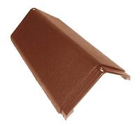 2 x Terracotta Enviro Tile Ridge Cap Slate Roof Apex Lightweight Synthetic Plastic Roofing
