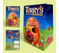 2 x Terry's Chocolate Orange Exploding Candy Easter Egg 297g (Large milk egg + Exploding candy chocolate orange)