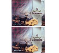 2 x The Luxury Scottish Shortbread Collection 400g by Crafted Gift Co. - Premium Selection - Traditional Christmas Biscuit Gift - Product of Scotland