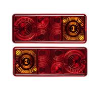 2 x three-chamber light, DDR rear light, trailer, rear light, trailer light
