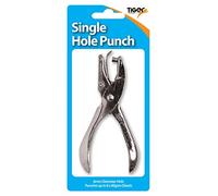 2 X Tiger 6mm single hole metal paper punch
