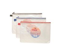 2 X Tiger tuff bag foolscap A4+ size single bag - assorted colours