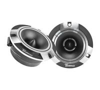 2 x Timpano TPT-ST2 4" Super Loud Tweeters Silver Titanium Bullet 480 Watts