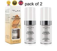 Colour Changing Foundation Magic Flawless TLM Makeup Change Skin Tone UK x 2 Pcs