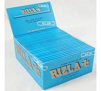 2 X Tobbaco Blue King Size Slim Rolling Papers Full Box of 50 Booklets