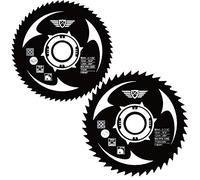 2 x TopsTools CSK8544T_60T 85mm 44T 60T HSS 15mm Bore Saw Blades