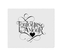 2 x 'Toujours L' Amour' Microfibre Lens/Glasses Cleaning Cloths (LC00028713)