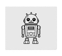 2 x 'Toy Robot' Microfibre Lens/Glasses Cleaning Cloths (LC00030050)