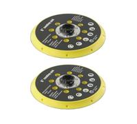 2 x Trade-Shop Sanding Disc Backing Pad 150 mm Compatible with Makita BO6030 BO6040, Compatible with Festool RO1 ET2 ES150 ETS150 Random Orbital Sander