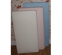 2 x Travel Cot 104 x 71 Fitted Sheets - Premium Quality 100% Cotton - Pink