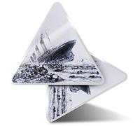 2 x Triangle Stickers 10cm - Sinking Titanic Ocean Liner Ship 1912 Laptop Tablet Luggage Scrapbook #46299