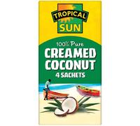 2 x Tropical Sun Creamed Coconut Sachet 12 x 4 x 50g
