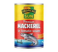 2 x Tropical Sun Mackerel in Tomato Sauce 12 x 400g