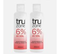 2 x Tru zone Cream Peroxide 6% 20 Volume 250ml *Formulated To Improve Mixability*