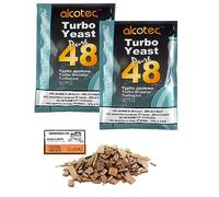 2 x Turbo Yeast - Alcotec Pure 48-135g, Yeast for Sugar Fermentation