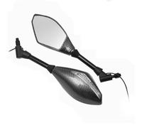 2 X Turn Lights Side Mirrors With Signal Indicator 10mm Motorcycle Rearview Mirror For Hon&da For Suzuki For Yam&aha For Duc&ati Rears Views Sides Mirrors