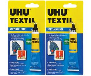 2 x UHU Textile Special Glue 20g
