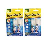 2 x Ultra Strong Super Glue Adhesive Liquid Glue 2 x 3g Tubes Suitable For Rubber Ceramic Wood Plastic & Other Household Repairs