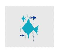 2 x 'Under Water Sealife' Microfibre Lens/Glasses Cleaning Cloths (LC00028147)