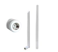 2 x UniteCom Dual Band Wi-Fi 2.4GHz 5GHz Terminal Antenna 5dBi Gain RP-SMA Male Connector 90° Removable Foldable Router Blade Aerial Omni-Directional WLAN Wireless Internet Broadband (White)