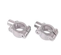 2 x Universal 8 mm Motorcycle 22 mm Handlebar Mount Mounting Clamps