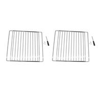 2 X Universal Extendable Oven Cooker Grill Shelves Rack Grids By Ufixt