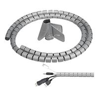 2 x Universal Flexible Spiral Sheath - Cable Management - Cable Storage Kit - Spiral Cable Cover - Waterproof Sheath for Electrical Cable, for Cable Storage to Protect the Cable