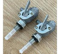 2 x universal fuel tap, vacuum fuel tap for generator, power generator, fuel tap switch for generator, motorcycles, off-road karts, petrol tap for fuel tank, universal, metal