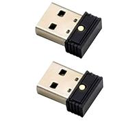 2 x USB Mouse Jiggler, Automatic Computer Mouse Motion Jiggler, Keeps the Computer Awake, Simulates Mouse Movement