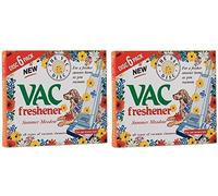 2 x Vacuum Cleaner Air Freshener Summer Meadow Pack of 6 Disc Pet Lovers Home Office Cleanliness Extra Strength Fresh Fragrance Vac Fits All Hoover