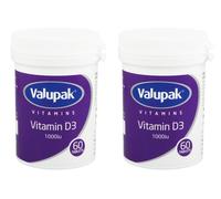 Valupak Vitamin D3 1000iu 60 Tablets