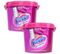 2 X Vanish Oxi Action Laundry Booster Stain Remover Powder 2.4Kg Chlorine-Free