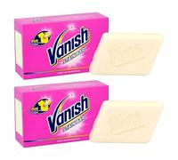 2 x Vanish Stain Remover Bar 75g Laundry Soap for Tough Stains Pre Wash Treatment for Clothes Effective on Food Grease Mud and Makeup Suitable for Whites and Colours Fabric Care