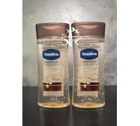 2 x Vaseline Body Gel Oil Intensive Care Cocoa Radiant Pure Cocoa Butter 200ml