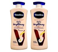 2 X Vaseline Healthy Bright Daily Brightening Even Tone Serum Lotion 600ml -NEW