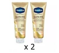 2 x Vaseline Healthy Bright Gluta-Hya UV Lotion Flawless Glow 300ml