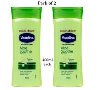 Vaseline Aloe Soothe Lotion 400ml Bottle