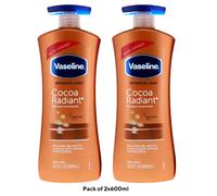2 X Vaseline Intensive Care Cocoa Radiant Cocoa Butter Body Lotion 20.3 oz/600ml