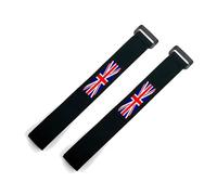 2 x Velcro Trouser Holding Straps for Brompton Folding Bike Frame BLACK (pair)