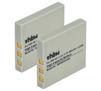 2 x vhbw camera battery SET suitable for Samsung Digimax L80, NV3, NV7 OPS & Fujifilm NP-40 / NP-40N / Samsung SLB-0737