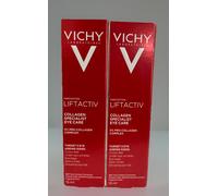 2 x VICHY LiftActiv Collagen Specialist Eye Care 15ml- Exp-10/2026