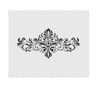 2 x 'Victorian Design Line Art' Microfibre Lens/Glasses Cleaning Cloths (LC00032324)